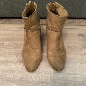 Tan Suede Ankle Boots